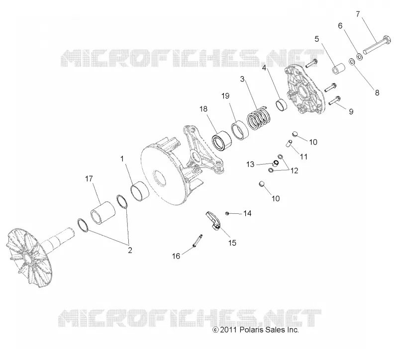 SYSTÃˆME DE TRANSMISSION, PRIMARY CLUTCH