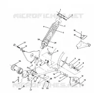 BRAS OSCILLANT WELD / AMORTISSEUR ARRIERE ASSEMBLY Trail Blazer / W927221 (4922852285021A)