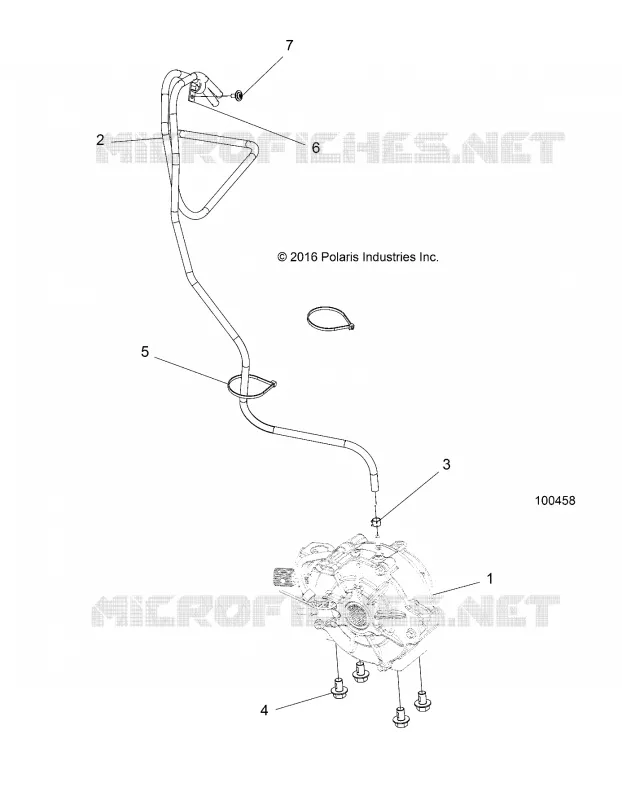 DRIVE TRAIN, FRONT SUPPORT PONT