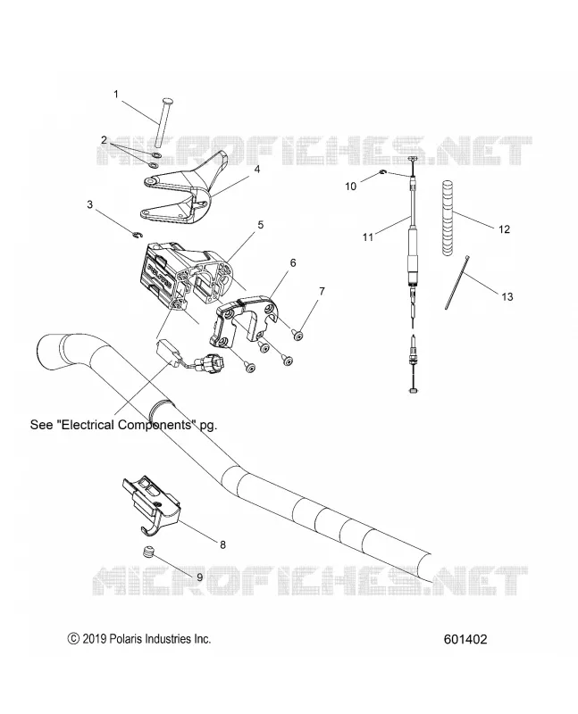 ENGINE, ACCELERATEUR CONTROL ASM.