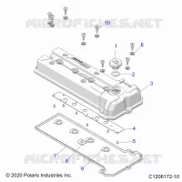ENGINE, COUVERCLE SOUPAPE