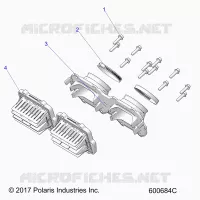 ENGINE, REED VALVE AND CORPS DE PAPILON ADAPTOR