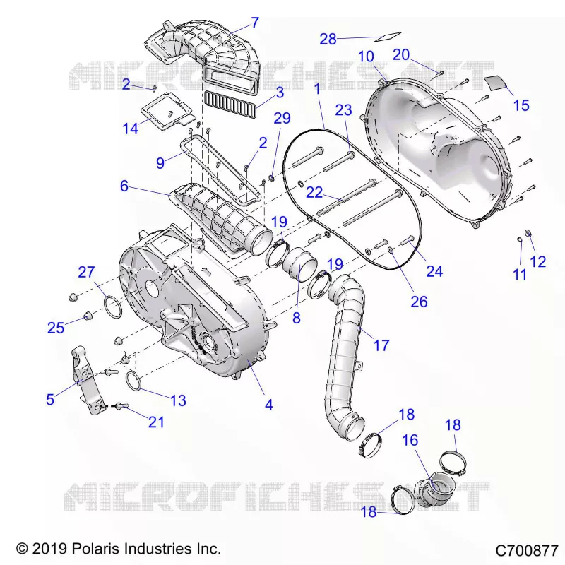 SYSTÃˆME DE TRANSMISSION, CLUTCH COVER AND DUCTING