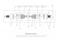SYSTÈME DE TRANSMISSION, ARBRE DE TRANSMISSION ARRIERE