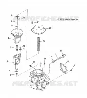 MOTEUR, CARBURATEUR, UPPER