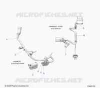 ELECTRICITE, WIRE HARNESS, HOOD, ELEC. START