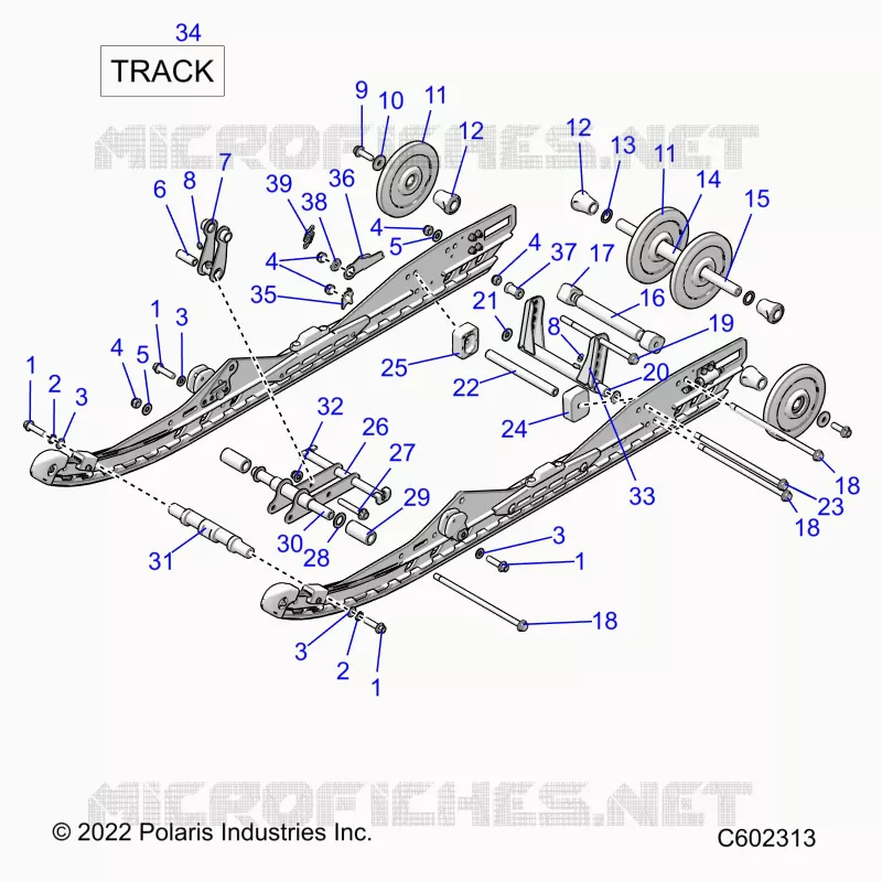 SUSPENSION ARRIERE AND TRACK