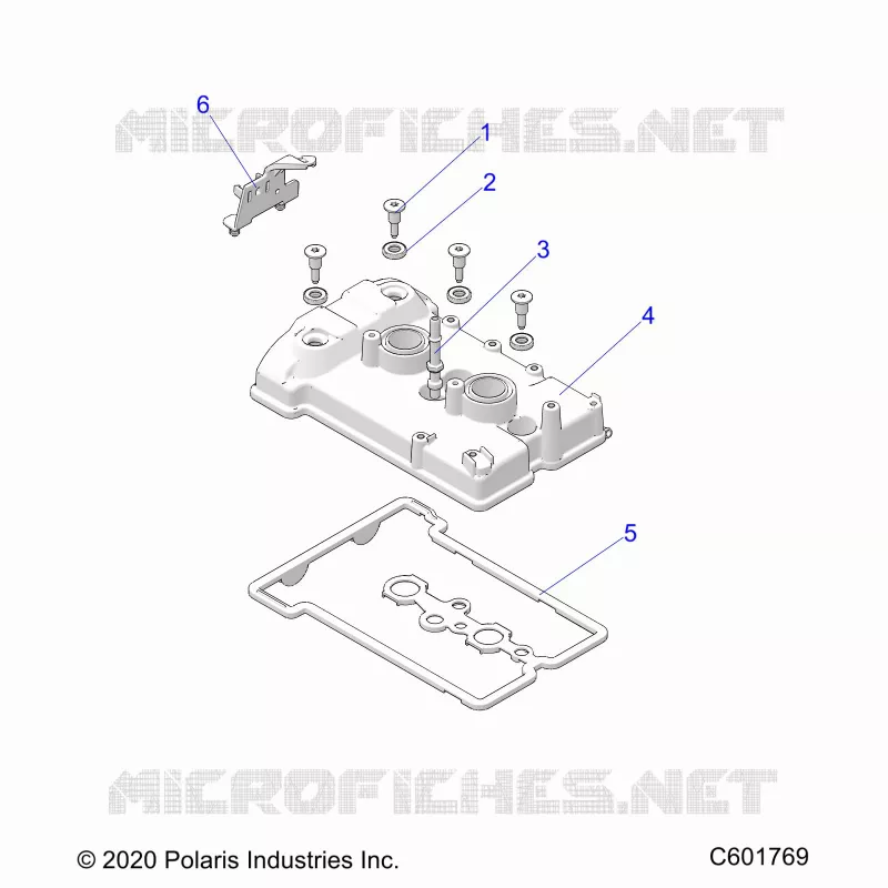 ENGINE, COUVERCLE SOUPAPE