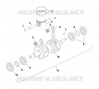 PISTON ET VILEBREQUIN