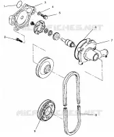 POMPE A EAU XLT 0940767, XLT SP 0940667   XLT SKS 0940567 (4925022502036A)