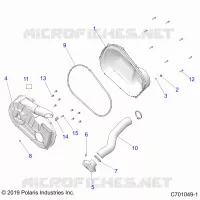SYSTÃˆME DE TRANSMISSION, CLUTCH COVER AND DUCTING