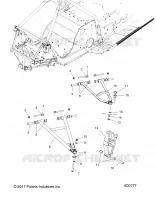 SUSPENSION AVANT, CONTROL ARMS AND SPINDLE
