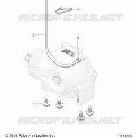DRIVE TRAIN, SUPPORT PONT, FRONT