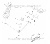 SUSPENSION, A-ARM and SUPPORT MOUNTING