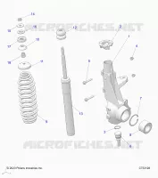 SUSPENSION, JAMBE DE FORCE AVANT