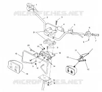 GUIDON ET PHARE ASSEMBLY Scrambler W957840 (4927252725B008)