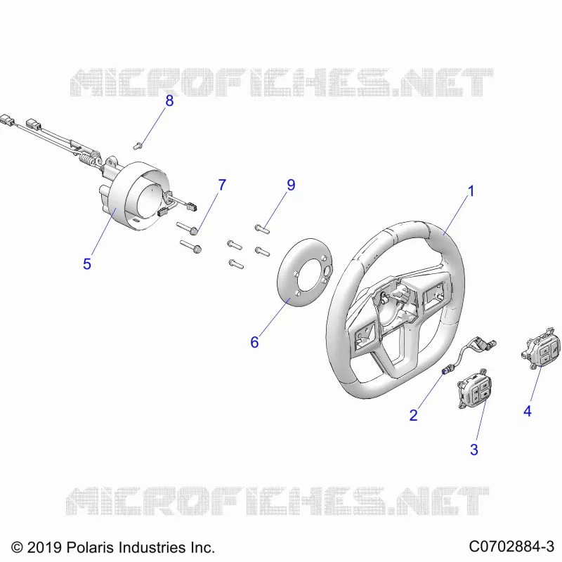 VOLANT, 2 BUTTON