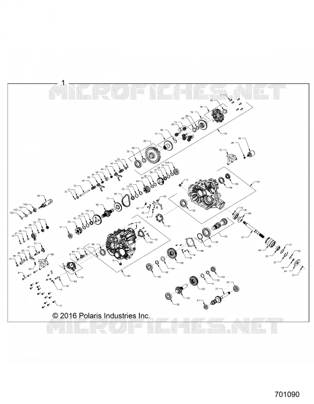 DRIVE TRAIN, PONT PRINCIPAL INTERNALS