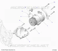 MOTEUR, HVAC COMPRESSOR