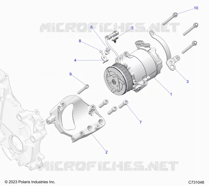 MOTEUR, HVAC COMPRESSOR