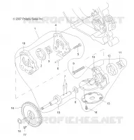 MOTEUR, OIL SYSTEM and POMPE A HUILE