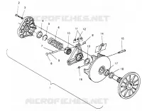 EMBRAYAGE DE TRANSMISSION 440 XCR SP 0961760 (4931583158B013)