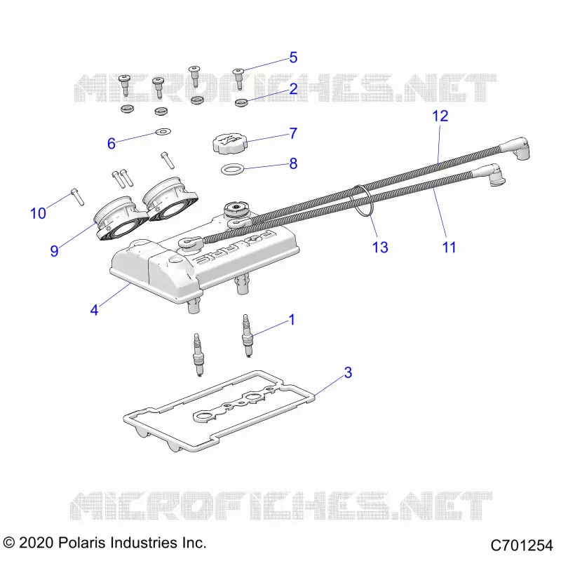 ENGINE, THROTTLE BODY AND COUVERCLE SOUPAPE