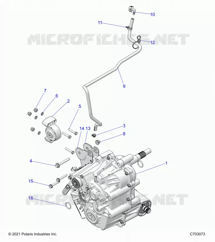 SYSTÃˆME DE TRANSMISSION, MAIN GEARCASE MOUNTING