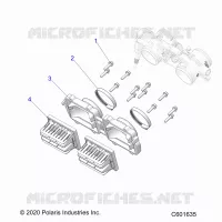 ENGINE, REED VALVE AND CORPS DE PAPILON ADAPTOR -S24TDL8RS (C601635)