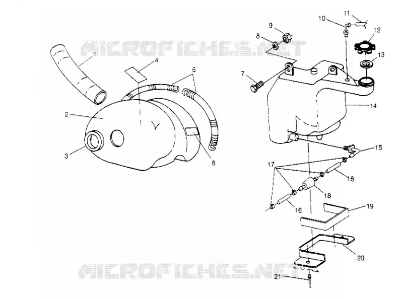 RESERVOIR D'HUILE / BOITE A AIR STARLITE 0953427 (4928902890C006)