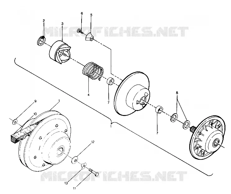 EMBRAYAGE DE TRANSMISSION ASSEMBLY (4914761476025A)