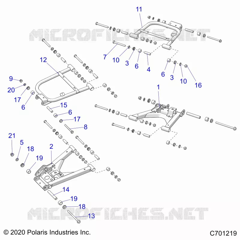 SUSPENSION ARRIERE CONTROL ARMS