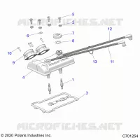 ENGINE, THROTTLE BODY AND COUVERCLE SOUPAPE