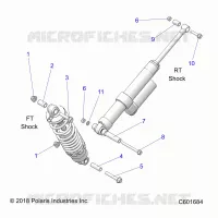 SUSPENSION, SUPPORT AMORTISSEUR , REAR SUSP.