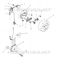 STATOR 440 XCR 0961660 (4932113211D002)