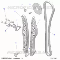 CHAINE DE DISTRIBUTION AND TENSIONER