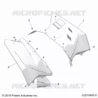 CARROSSERIE ARRIERE CAB AND HEAT SHIELDS