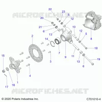SUSPENSION, PORTE BAGAGES ARRIERE