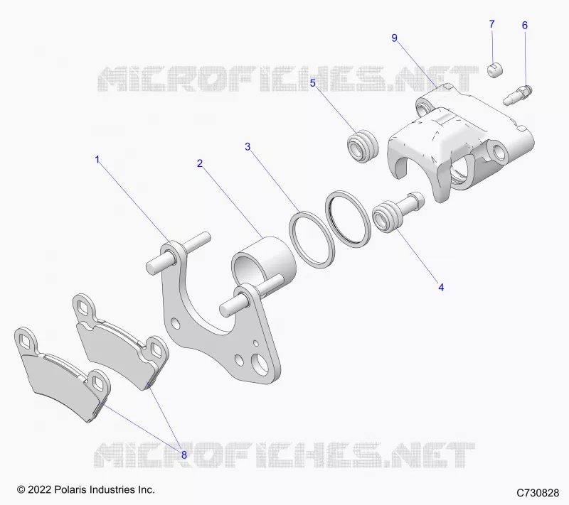 BRAKES, ETRIER DE FREIN ARRIERE