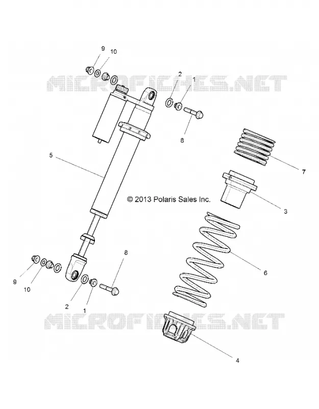 SUSPENSION, AMORTISSEUR AVANT MOUNTING