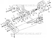 PONT/FREIN AND COUVERCLE DE CHAINEE MOUNTING SPORTSMAN 4X4 W968040 (4935943594C004)