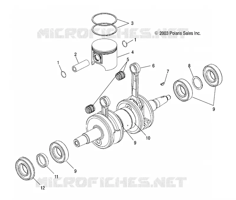 PISTON ET VILEBREQUIN