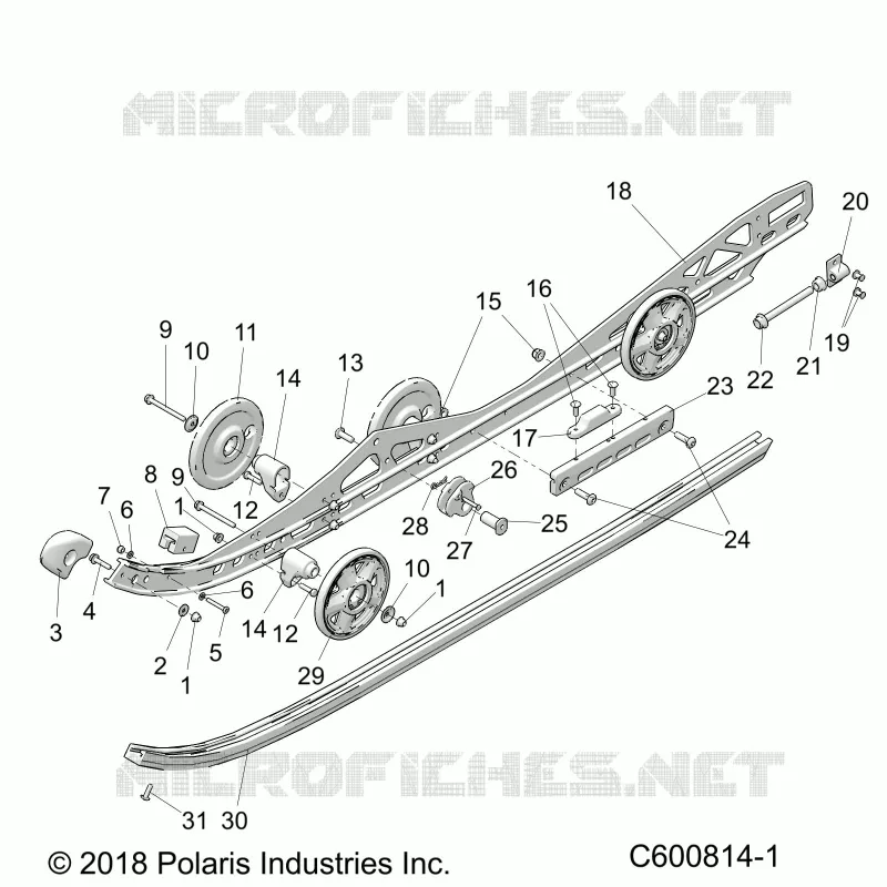 SUSPENSION, FIXATION RAIL