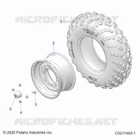 ROUES, FRONT TIRE