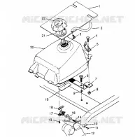 RESERVOIR A CARBURANT Sportsman 4x4 W948040 (4926842684A011)