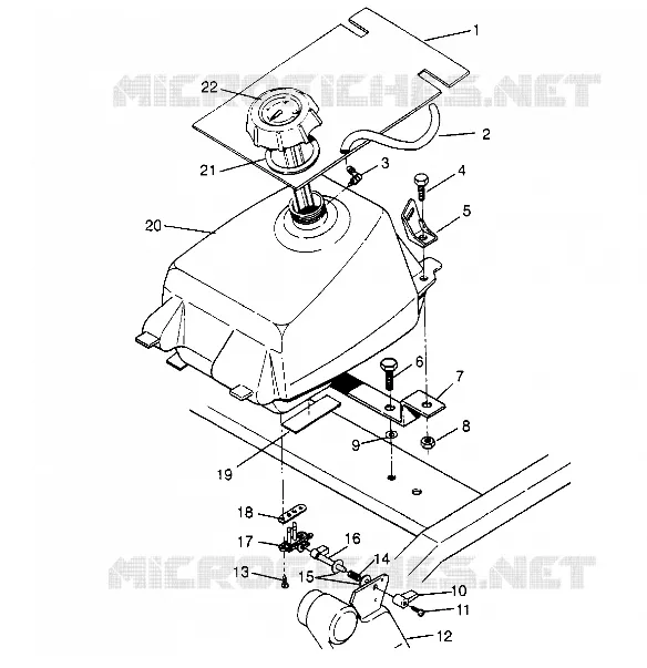 RESERVOIR A CARBURANT Sportsman 4x4 W948040 (4926842684A011)