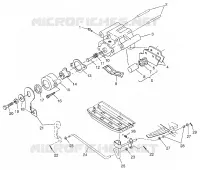 FREIN ARRIERE Magnum 4X4 W97AC42A, Swedish Magnum 4X4 S97AC42E and Norwegian M (4940834083C005)