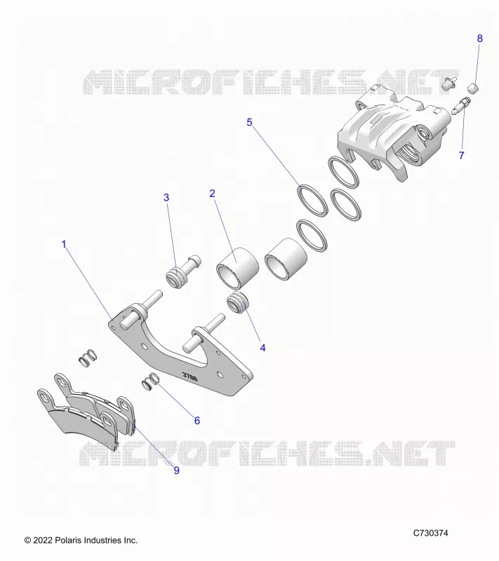 FREIN AVANT CALIPER
