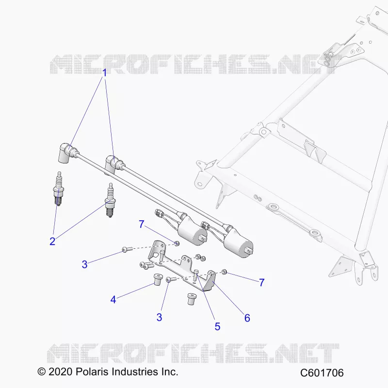 ELECTRICITE, IGNITION COIL, MOUNT, AND SPARK PLUGS