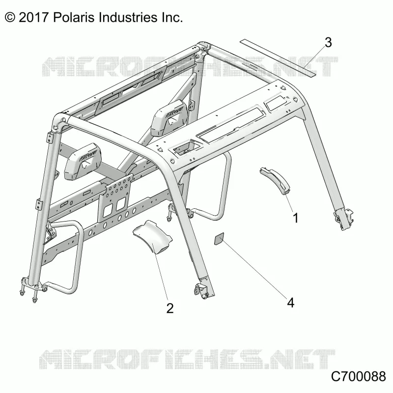 CHASSIS, EDGE COVERS, TR
